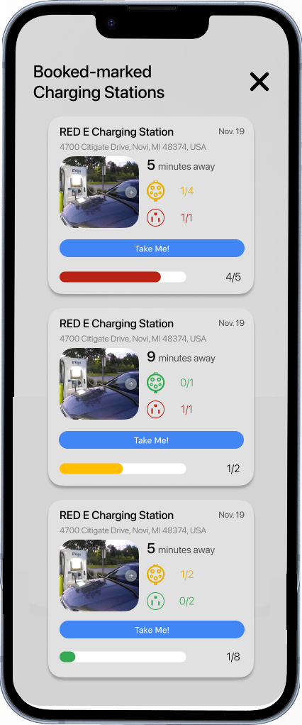 EV Flow Summary screen