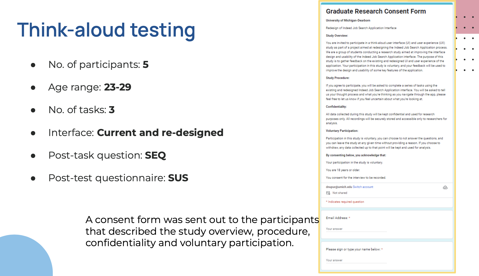 Redesign validation slide 1